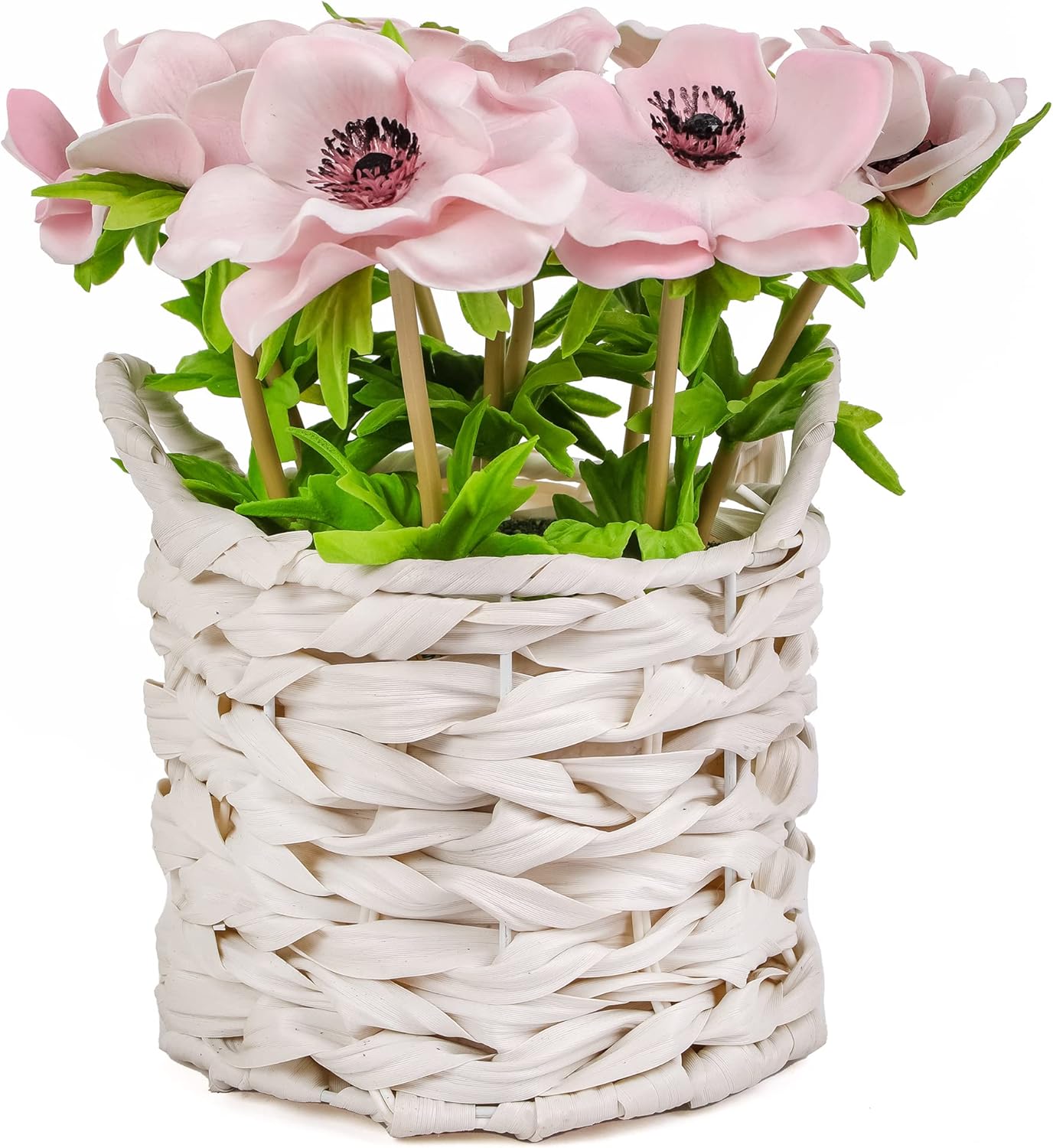 National Tree Company Artificial Flower Bouquet with Basket