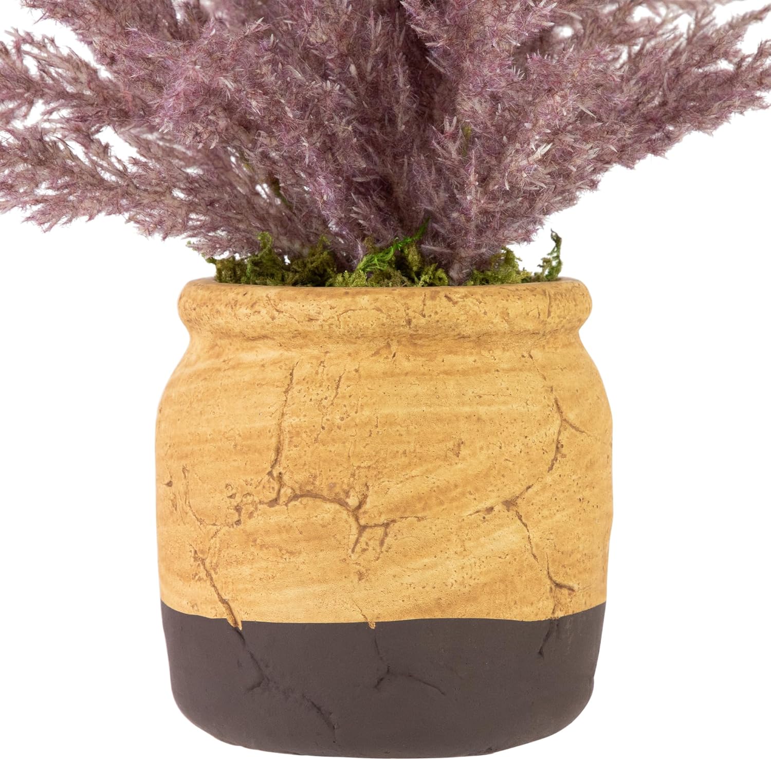 Northlight Artificial Astilbe Plant in Ceramic Pot - Purple 12 Inch
