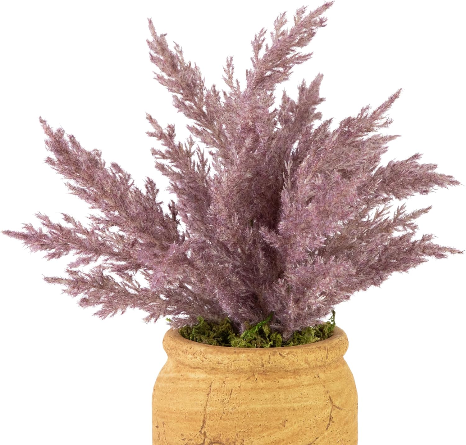 Northlight Artificial Astilbe Plant in Ceramic Pot - Purple 12 Inch