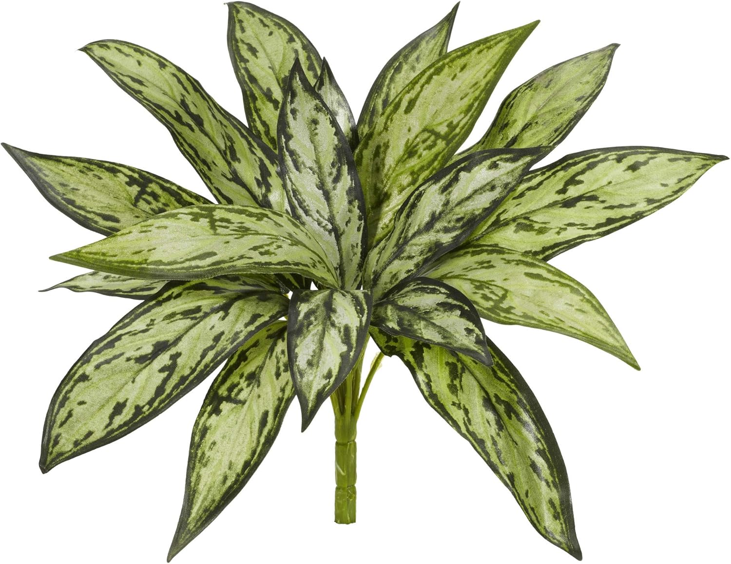 Nearly Natural 10in Variegated Silver Queen Artificial Plant Set of 6
