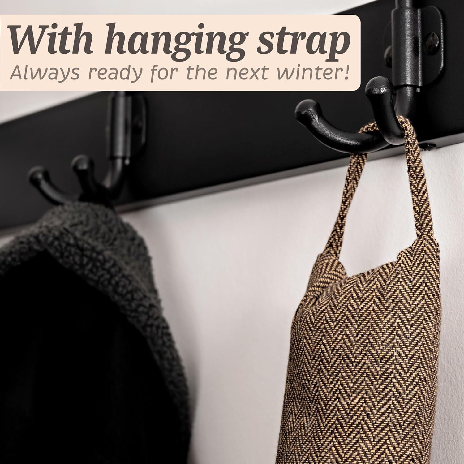 Praknu Door Draft Stopper 35 Inches Brown