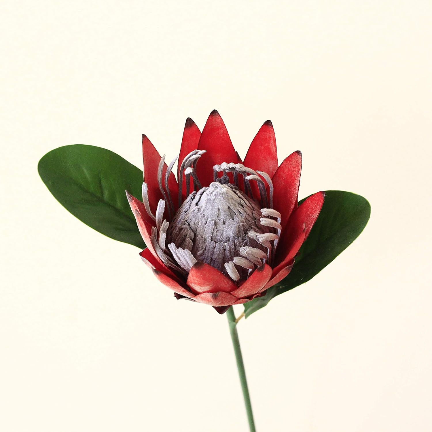 Tinsow Artificial Protea Cynaroides Red 3 Pieces