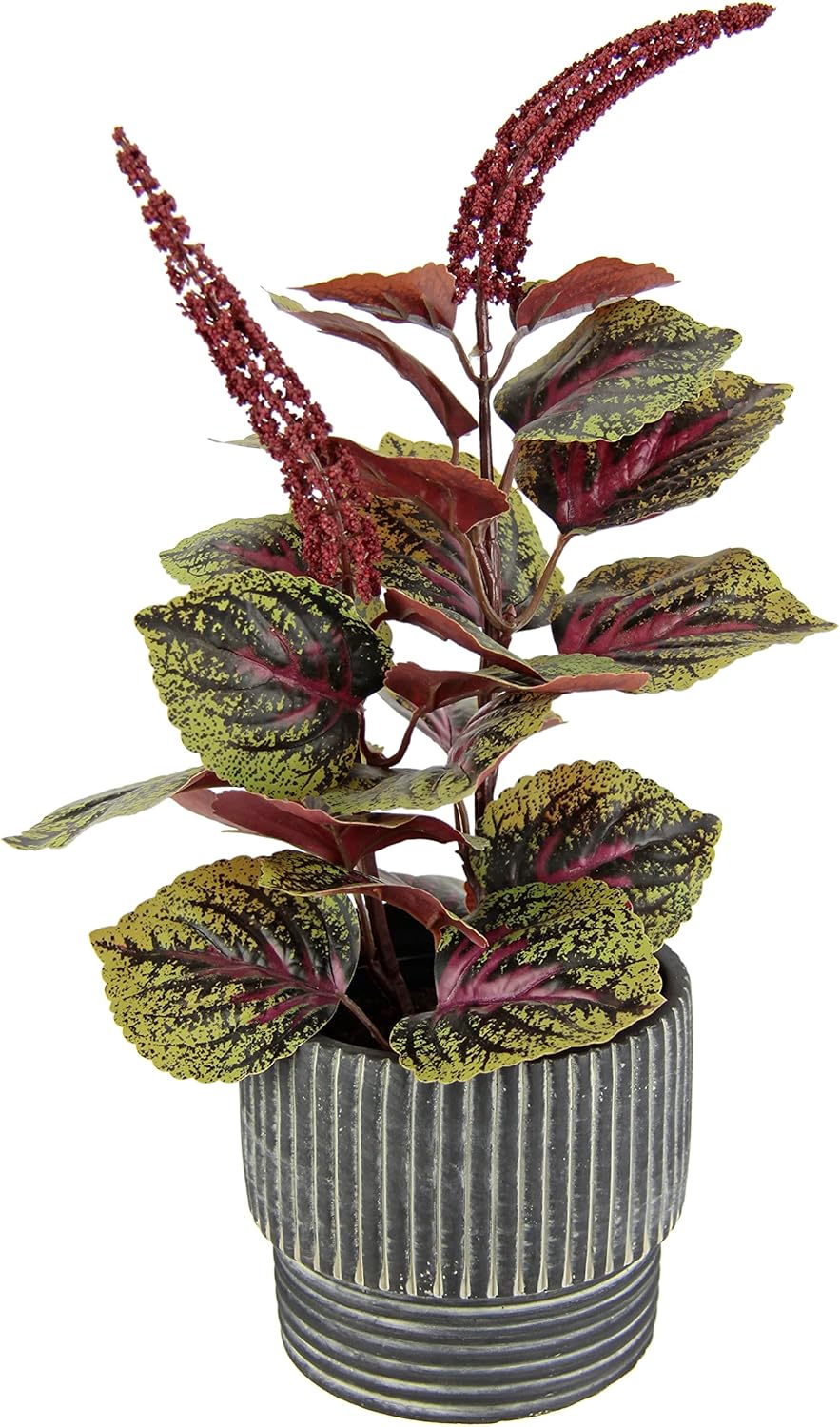 Flair Flower Artificial Dwarf Pepper Plant with Planter