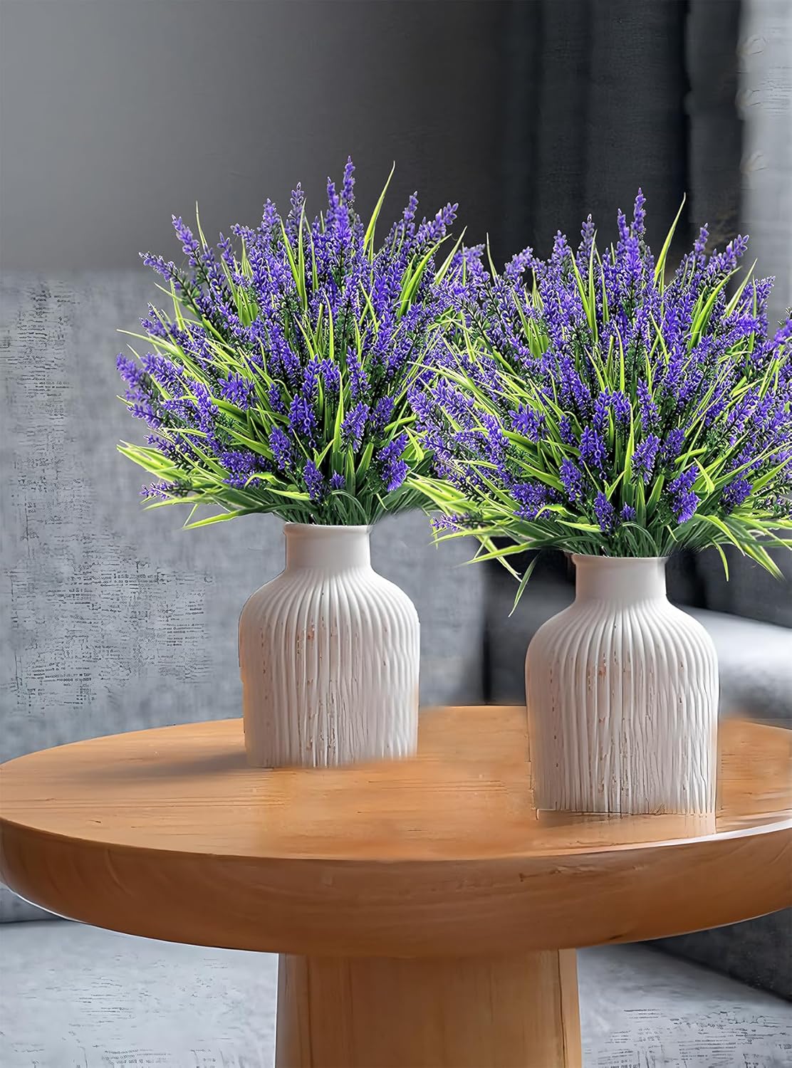 12pcs Purple Artificial Lavender Flowers for Outdoor Decor