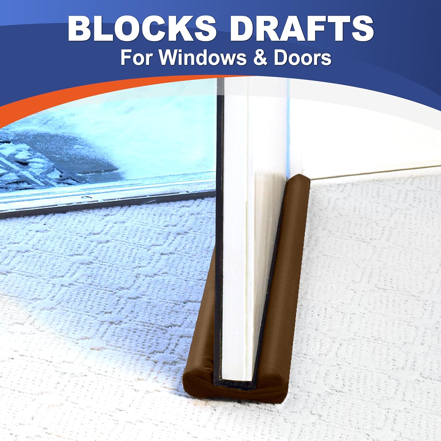 Twin Draft Guard Hug N Fit Draft Stopper 28-36 Inch