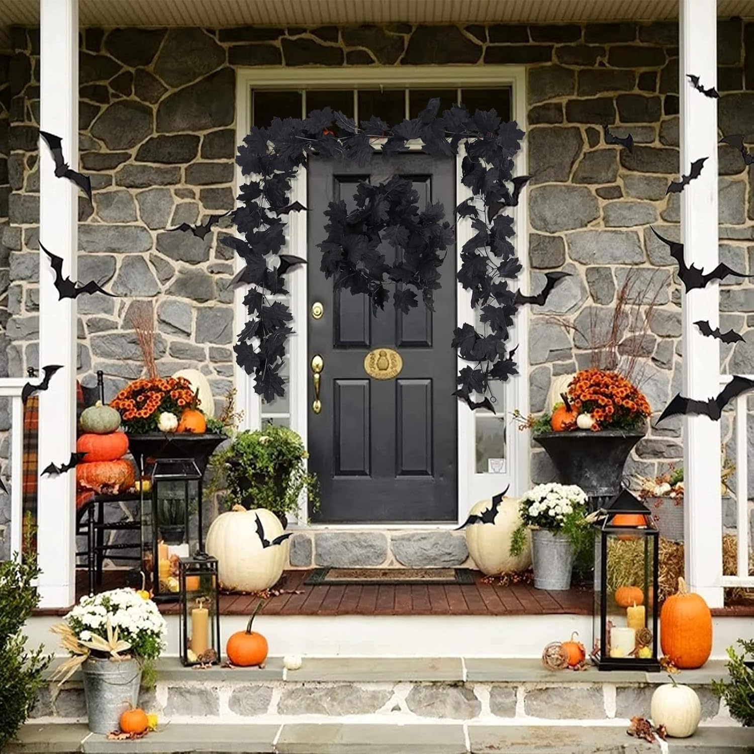 RECUTMS 8 Bundle Artificial Fall Flowers Garland