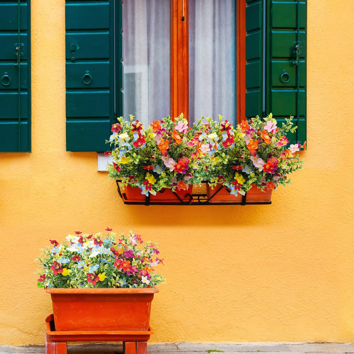 Artificial Silk Flowers for Outdoor Decoration
