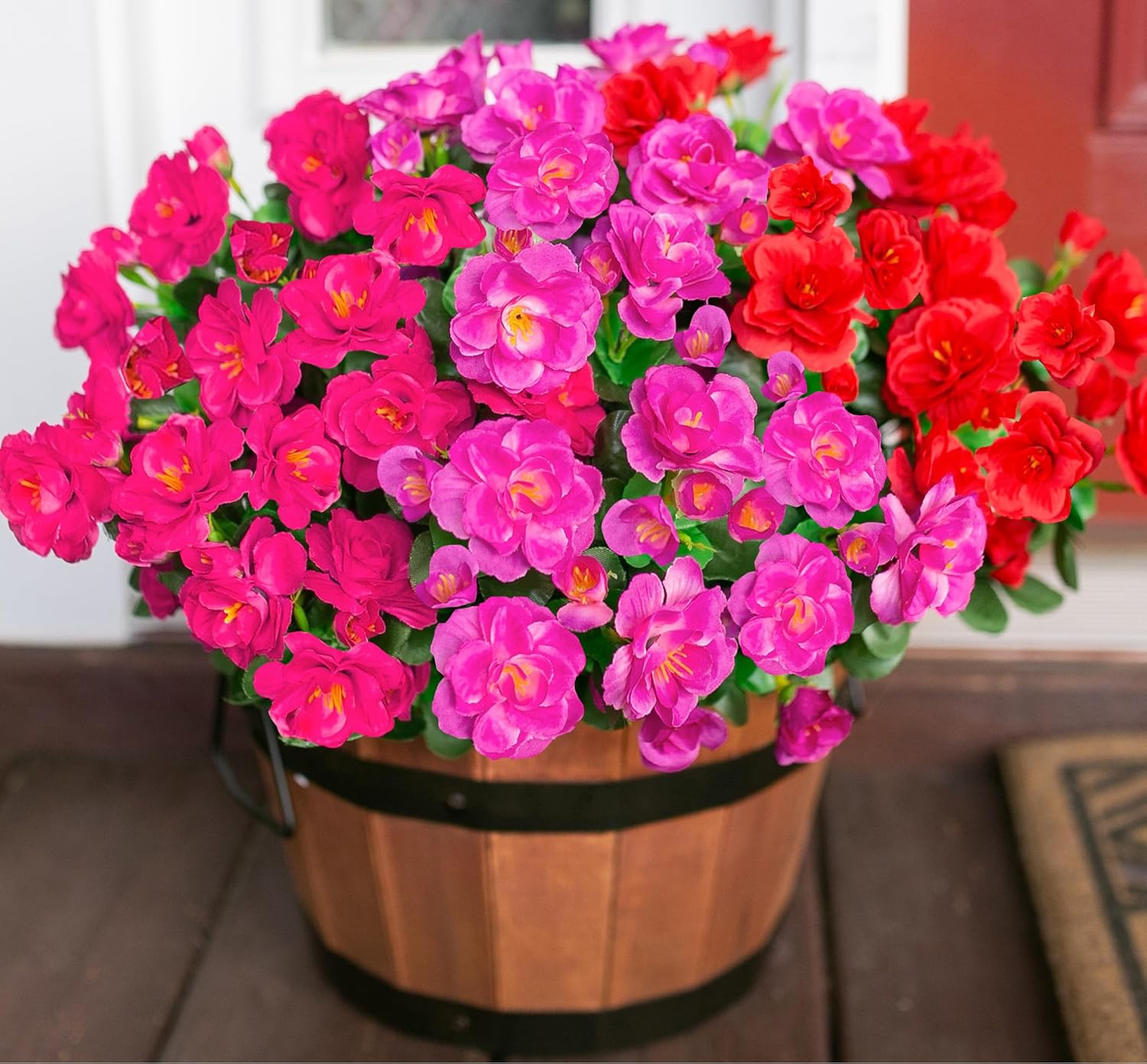 Ivydale Artificial Camellia Flowers 3 Bundles UV Resistant