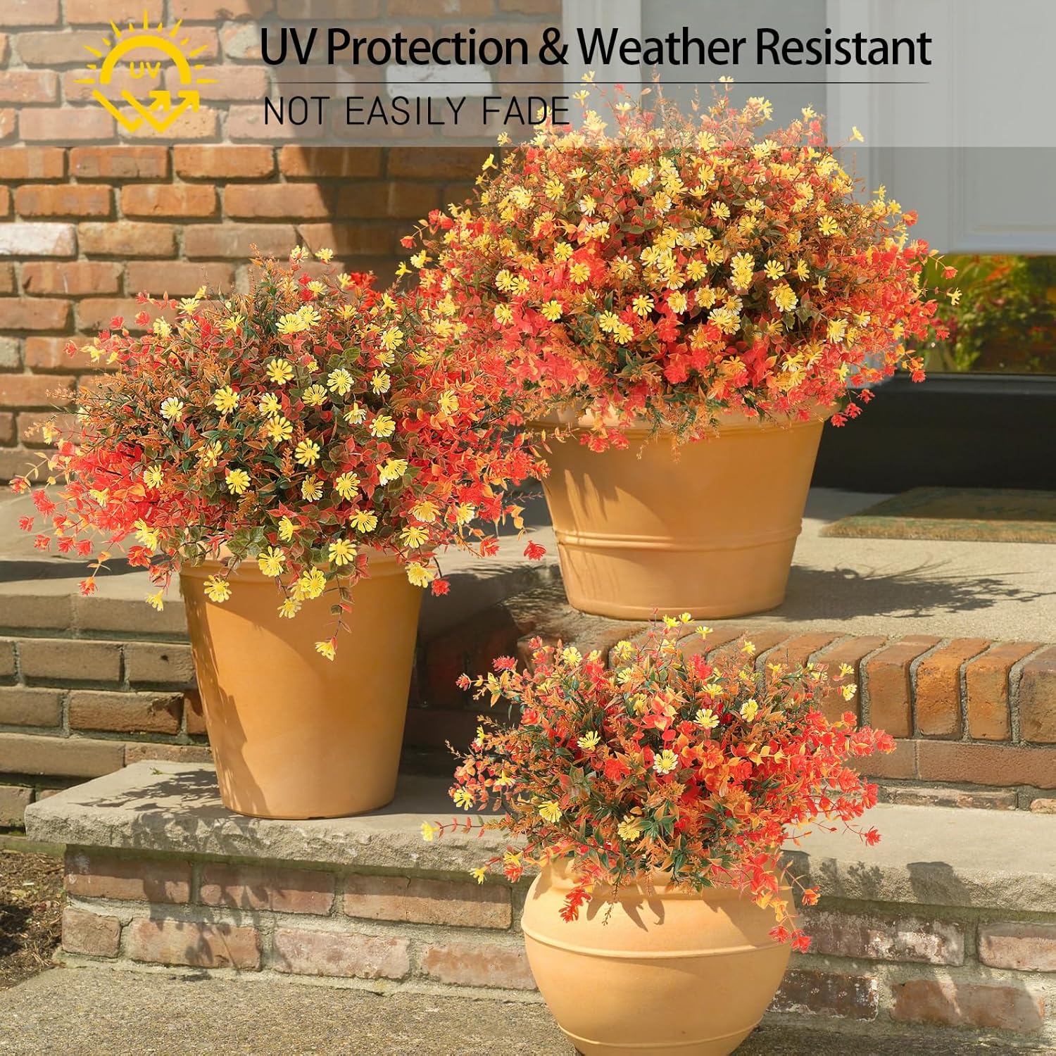 MACTING Fall Artificial Flowers for Outdoor Decor
