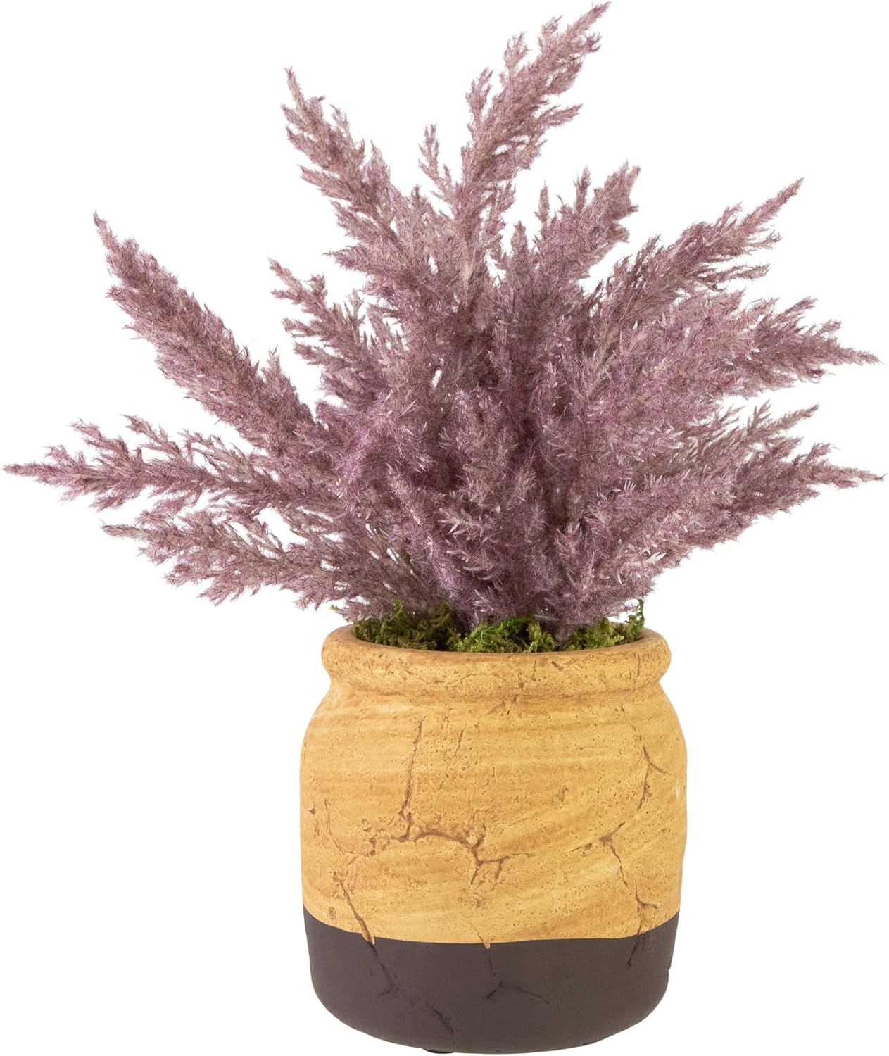 Northlight Artificial Astilbe Plant in Ceramic Pot - Purple 12 Inch
