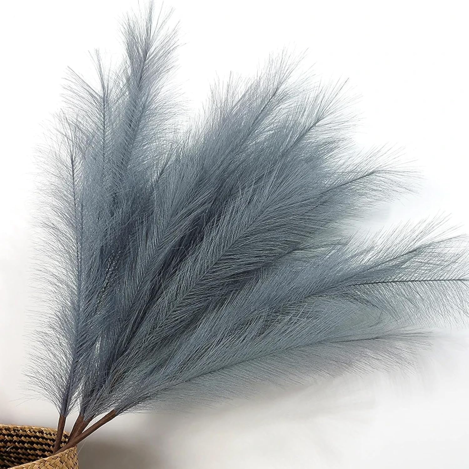 Artificial Pampas Grass Decor 3 Pcs Light Purple 90cm
