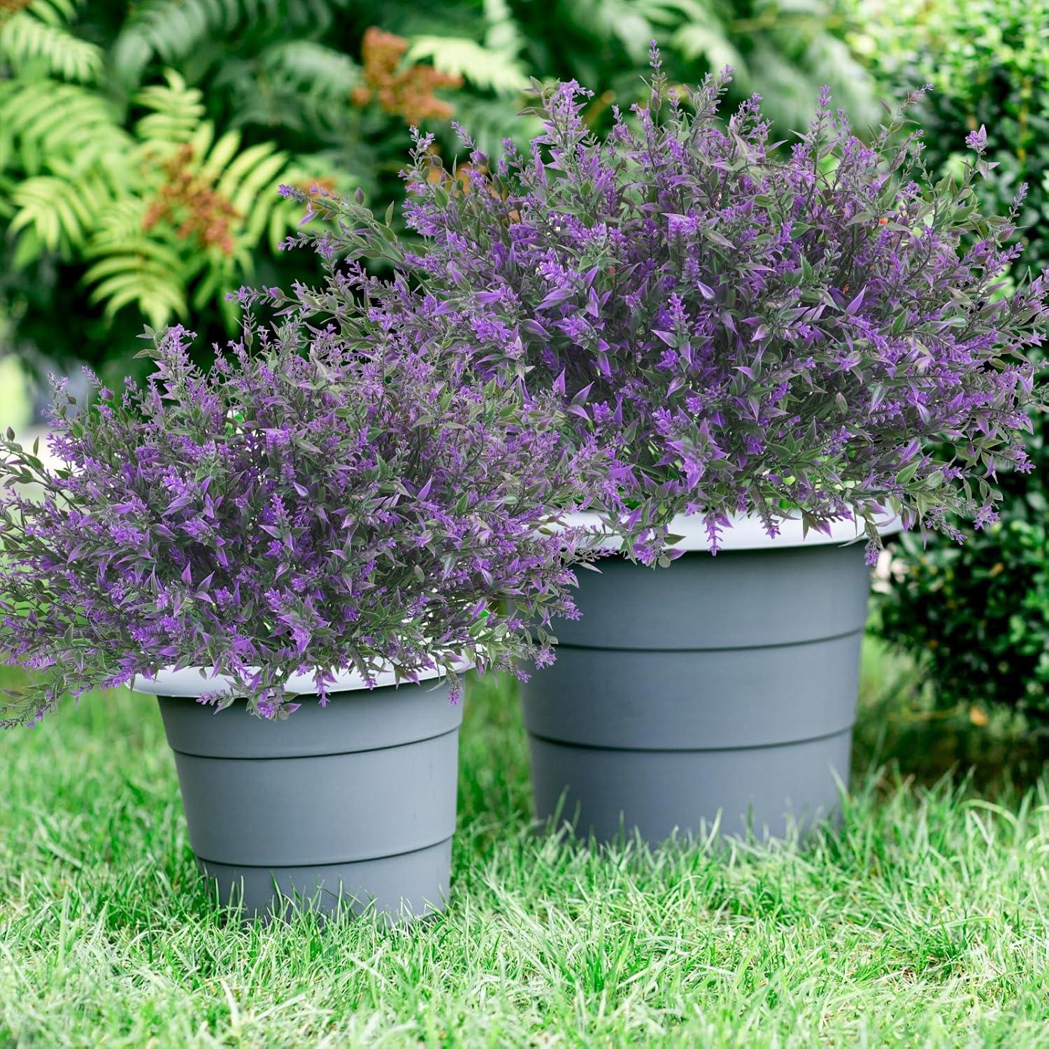 42 Pcs UV Resistant Artificial Lavender Flowers