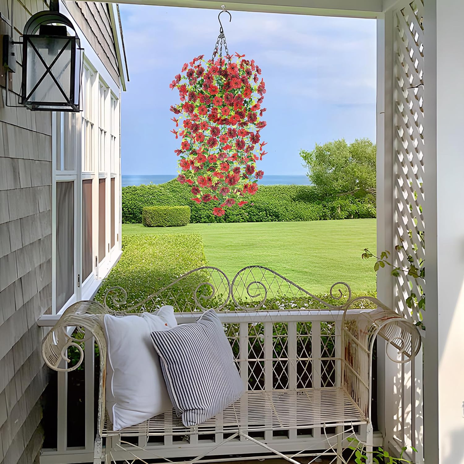 Realistic Fake Mums Fall Artificial Flowers 2pcs