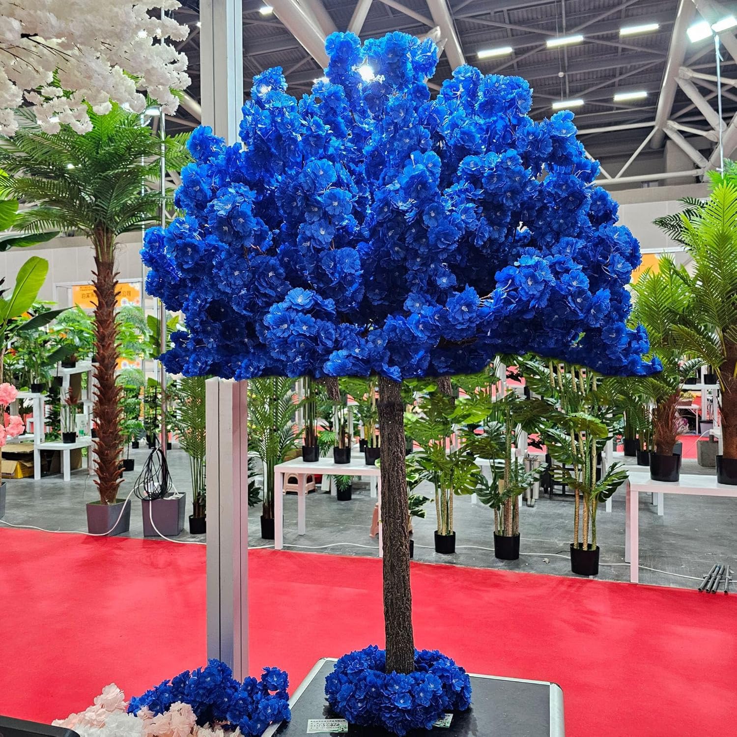 QIUPAI Artificial Cherry Blossom Tree 1x08m