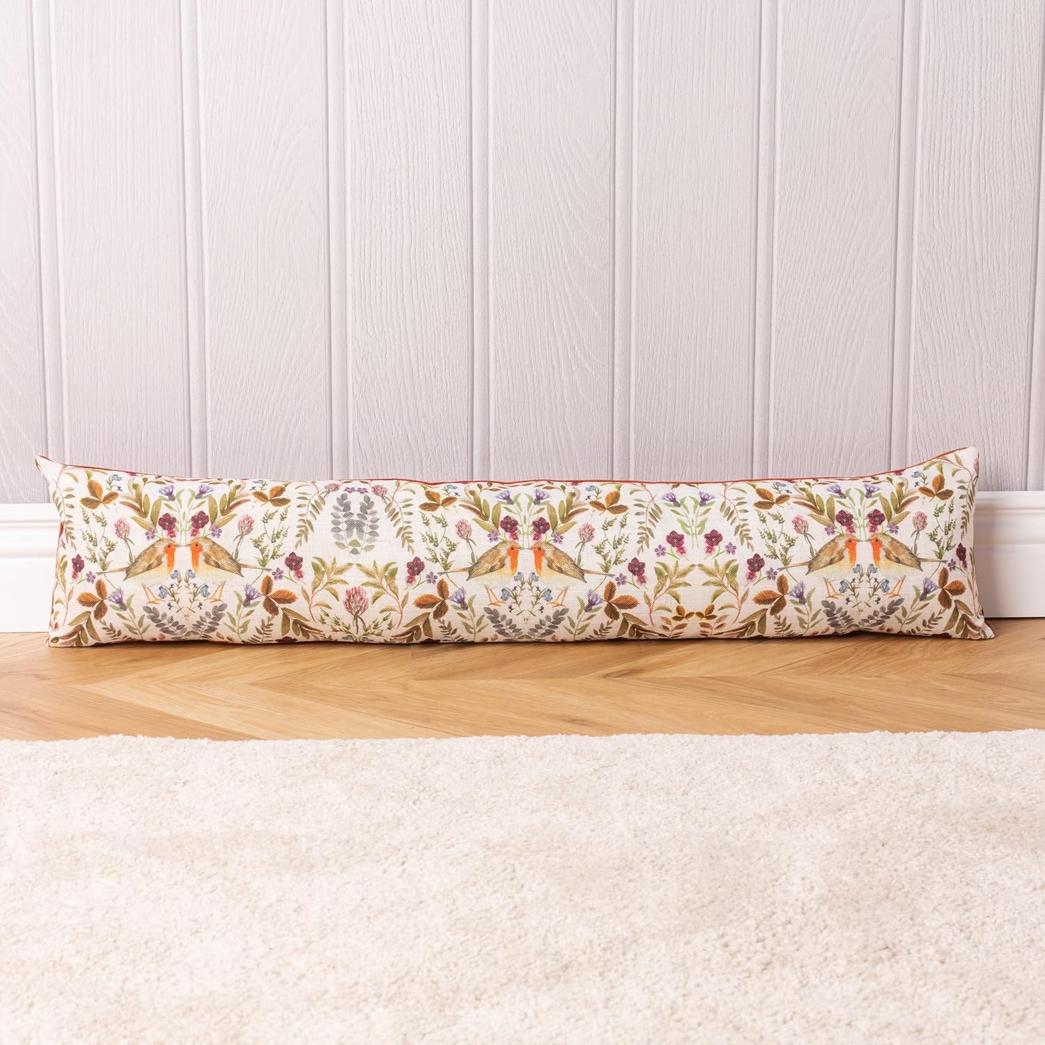 Mirrored Robin Draught Excluder Cover 1