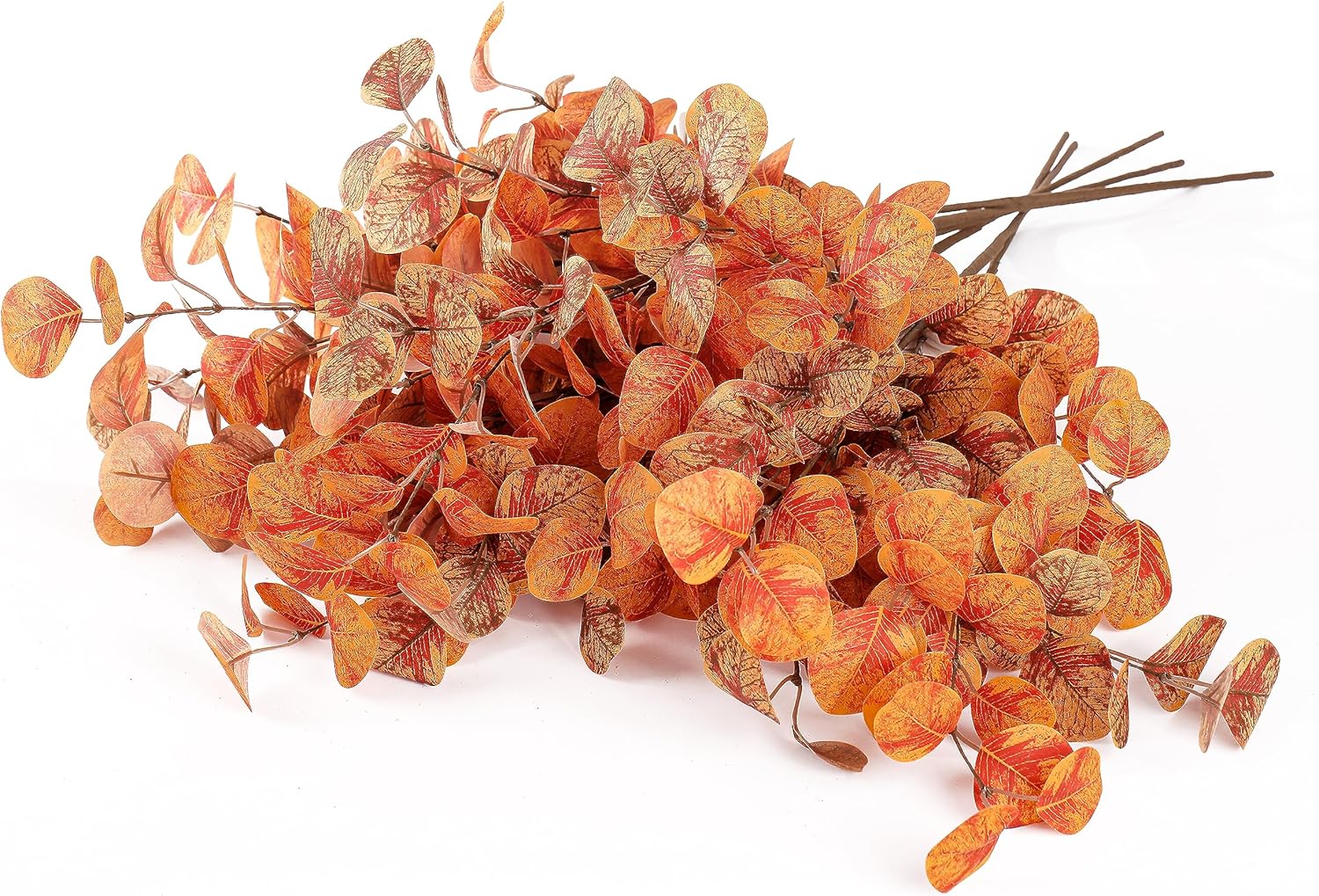 Sggvecsy 6 Pcs Artificial Eucalyptus Fall Decorations