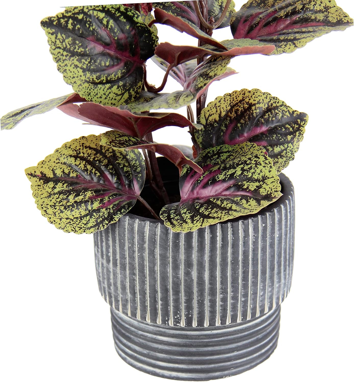 Flair Flower Artificial Dwarf Pepper Plant with Planter