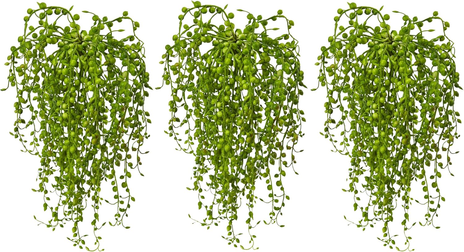 Nearly Natural Senecio Artificial Succulent Plant Set of 3