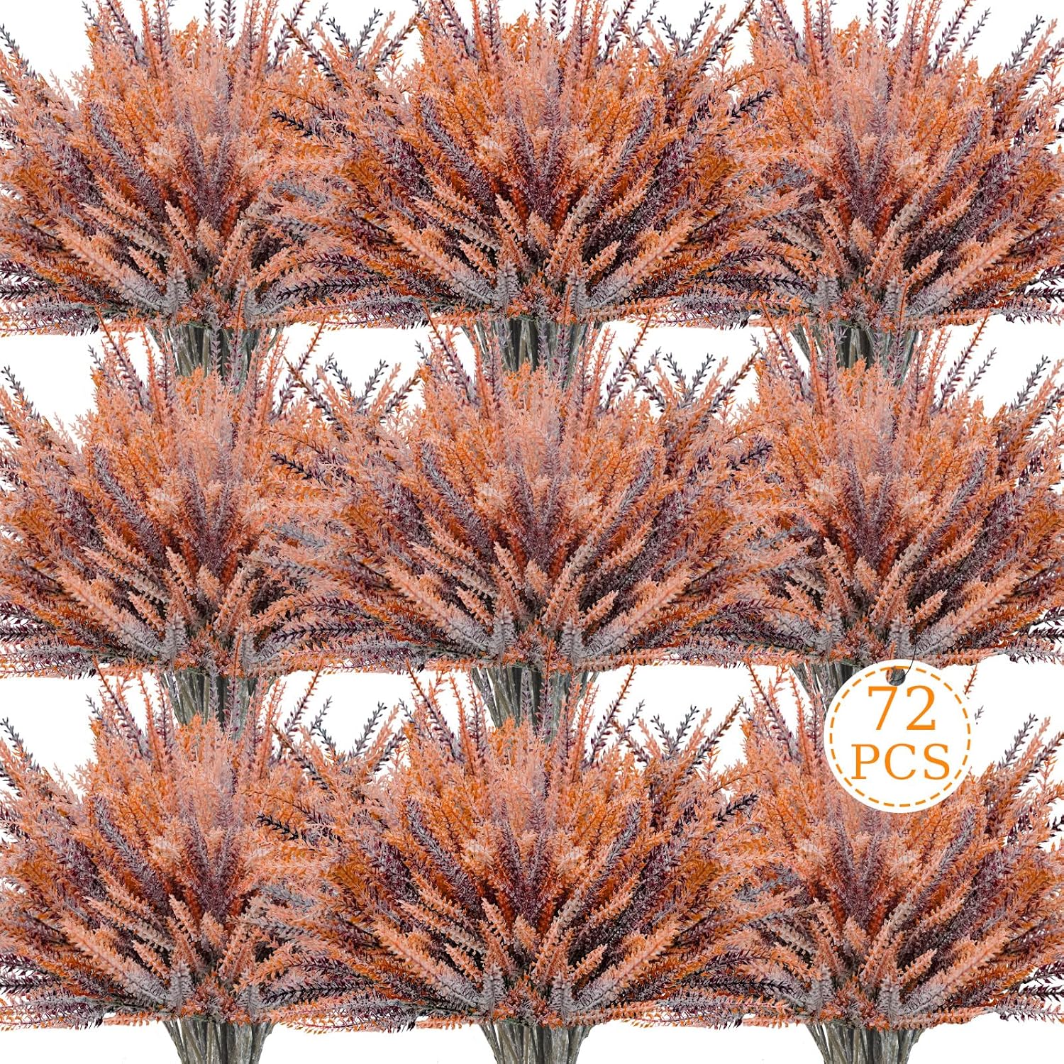 Agusbagli 72 Bundle Artificial Fall Flowers Outdoor Decor