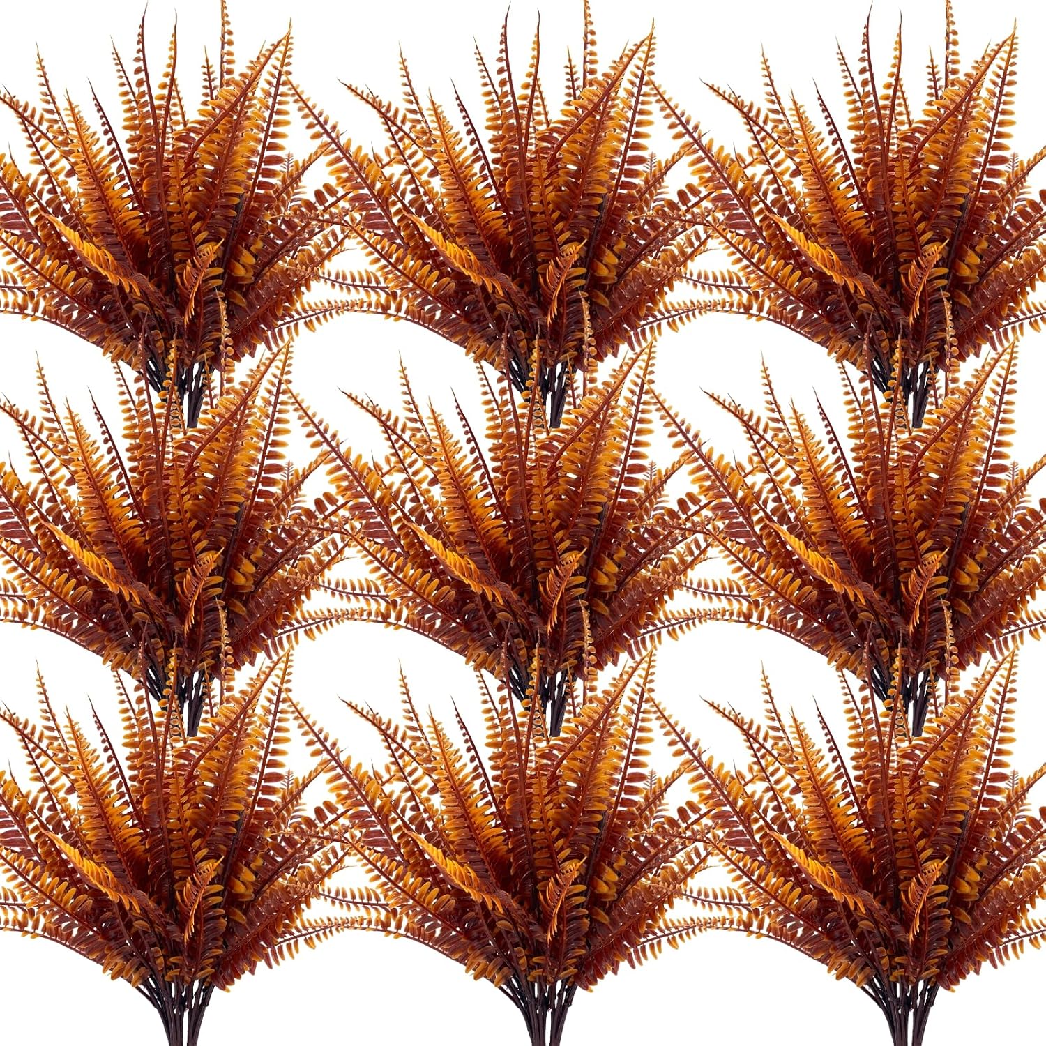 TURNMEON 12 Bundle Artificial Fall Flowers UV Resistant Decor