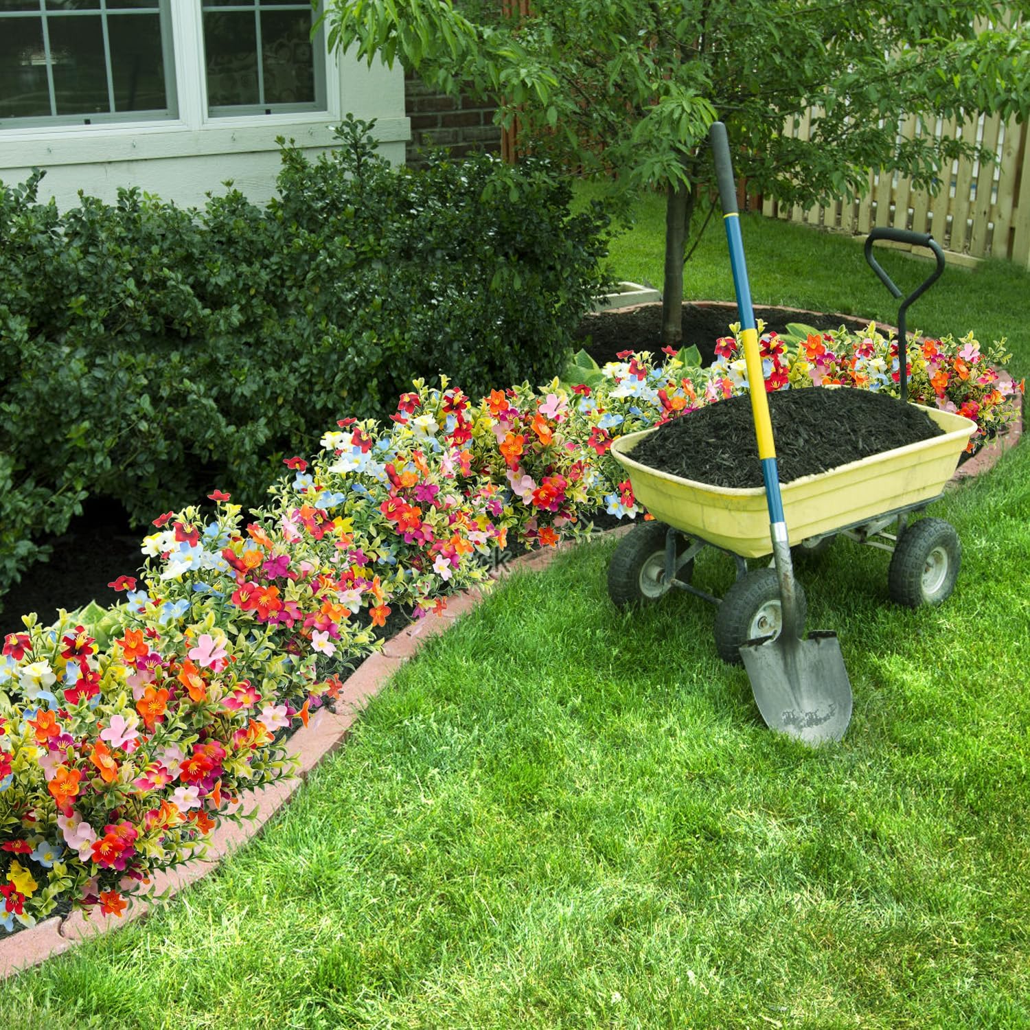 Artificial Silk Flowers for Outdoor Decoration