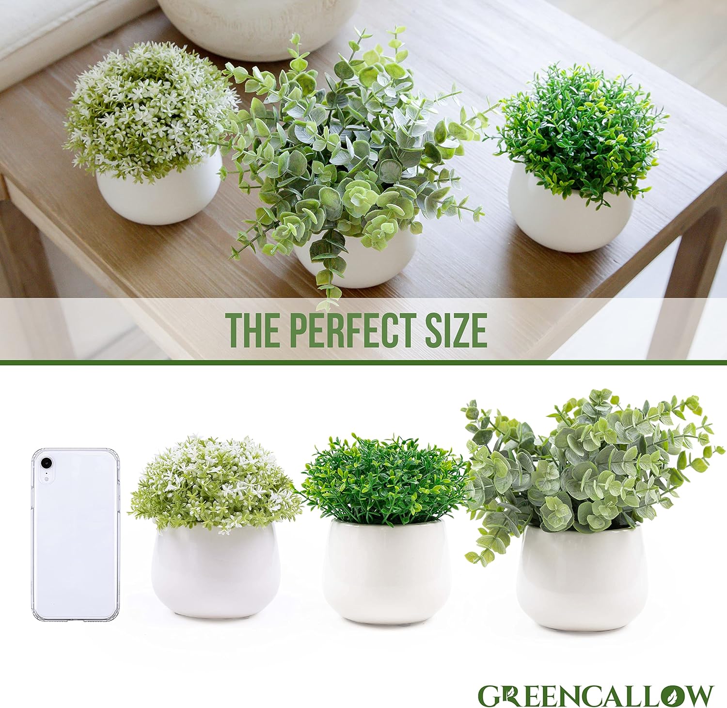 GreenCallow Artificial Plants for Home Decor Indoor