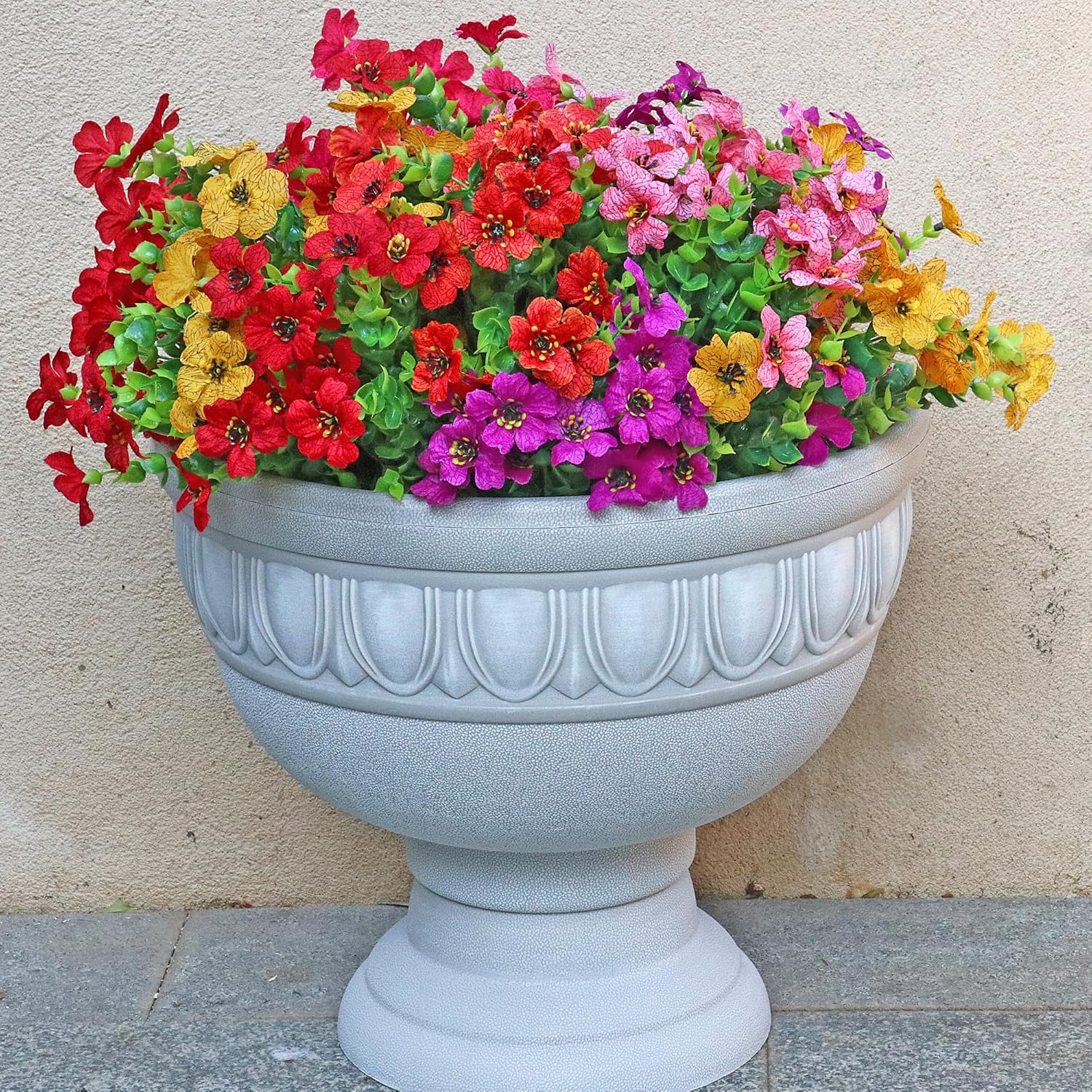 12 Bundle Artificial Flowers for Outdoor Decoration 1