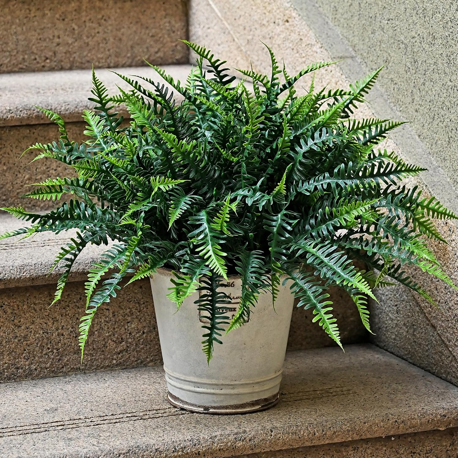 Alyptus UV Resistant Artificial Ferns 16 Bundles