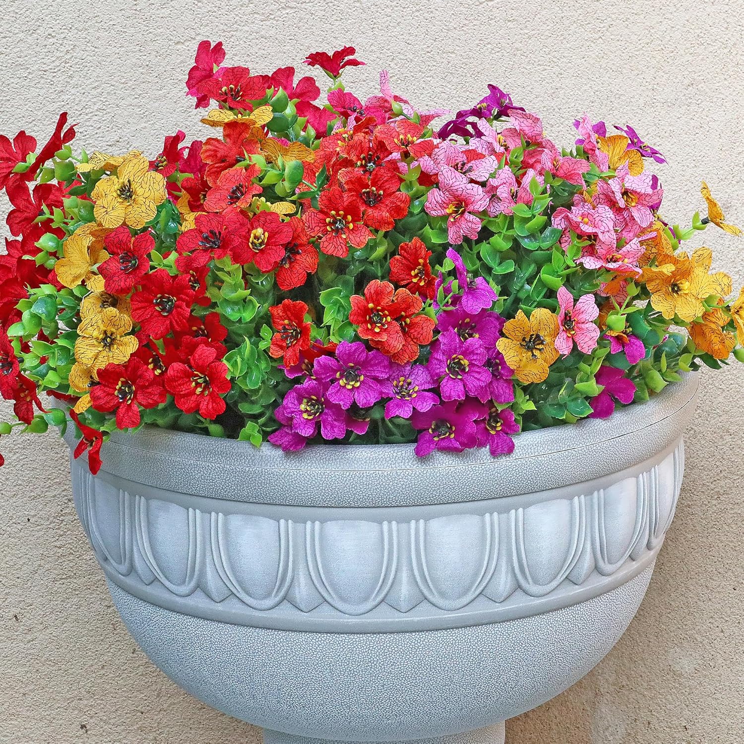 12 Bundle Artificial Flowers for Outdoor Decoration 1